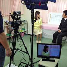 2013/2/16 レディース鍼灸東京中野がテレビ取材を受けました