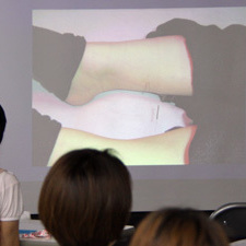 2012/7/15 アカデミーにて鍼治療の実技講演をしました。