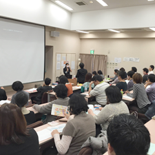 2014/11/30 森ノ宮医療学園専門学校で逆子治療のセミナーをおこないました。