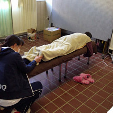 2013/1/20埼玉県加須市旧騎西高校(双葉町避難所)鍼灸ボランティアをおこないました